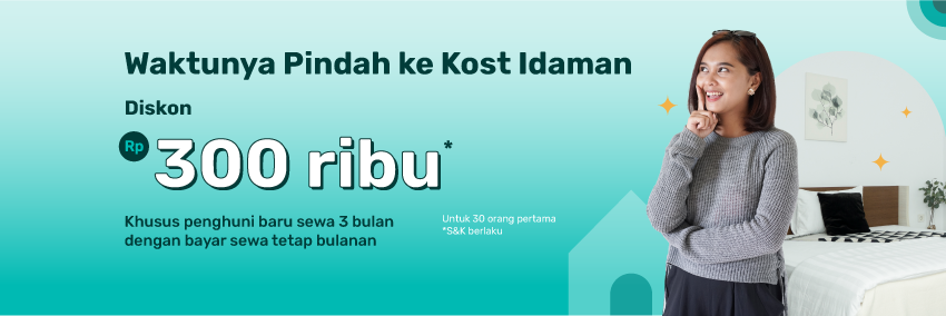 Promo Komitmen 3 Bulan Khusus Penghuni Baru - Promo Rukita Juni 2022