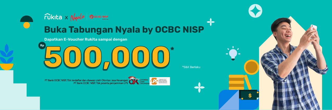 Rukita x OCBC NISP: Nabung Bikin Untung!